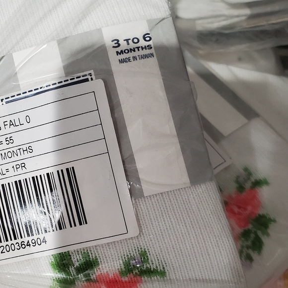 Janie and Jack Girls One-Piece White Outfil w/Neon Trim Size